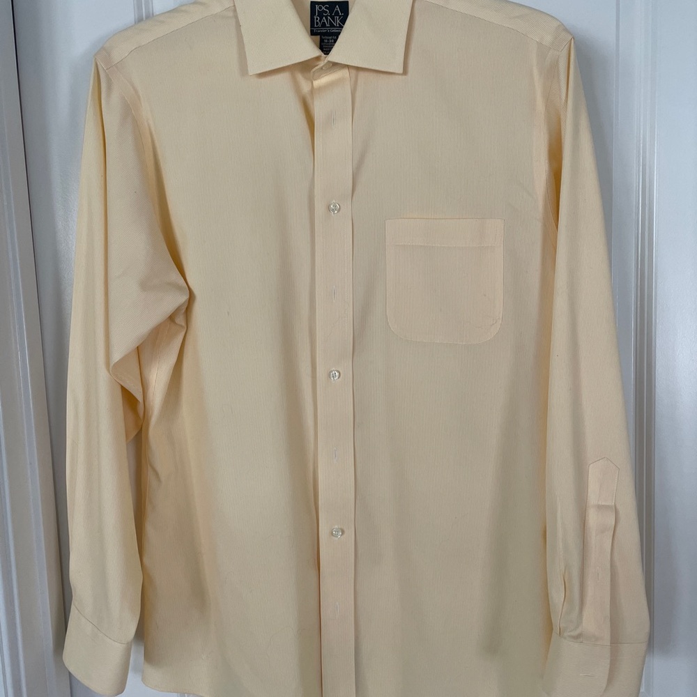 Jos. A. Bank Men's Yellow Dress Shirt